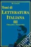 Temi Di Letteratura Ital.3 800/900 (tasc.) libro