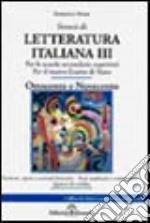 Sintesi di letteratura italiana. Vol. 3: '800 e '900 per le Scuole superiori ed esami libro