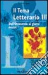 Tema letterario (3) libro