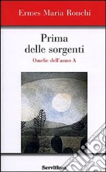 Prima delle sorgenti. Omelie dell'anno A libro