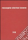 Rassegna storica lucana (7-8) libro