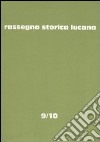 Rassegna storica lucana (9-10) libro