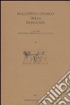 Bollettino storico della Basilicata. Vol. 9 libro