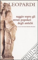 Saggio sopra gli errori popolari degli antichi libro