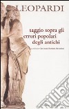 Saggio sopra gli errori popolari degli antichi libro