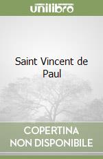 Saint Vincent de Paul libro