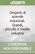 Dirigenti di aziende industriali. Grandi, piccole e medie industrie libro