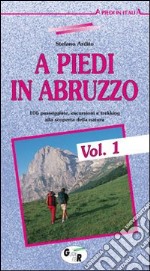 A piedi in Abruzzo. 106 passeggiate, escursioni e trekking alla scoperta della natura. Vol. 1 libro