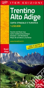 Trentino Alto Adige. Mappa stradale e turistica 1:250.000 libro