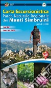 Carta escursionistica Parco naturale regionale dei monti Simbruini 1:25.000 libro