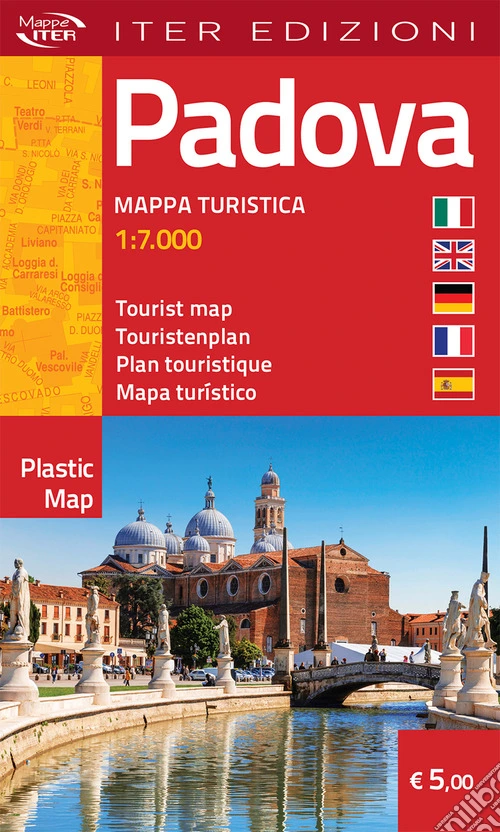 Padova. Mappa turistica 1:7.000. Ediz. multilingue