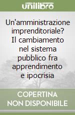 Un'amministrazione imprenditoriale? Il cambiamento nel sistema pubblico fra apprendimento e ipocrisia