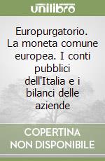 Europurgatorio. La moneta comune europea. I conti pubblici dell'Italia e i bilanci delle aziende libro