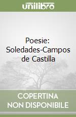 Poesie: Soledades-Campos de Castilla libro