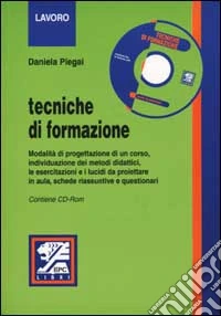 Tecniche di formazione. Con CD-ROM libro