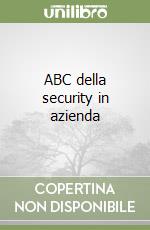 ABC della security in azienda libro