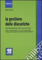 La gestione delle discariche libro