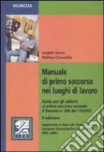 Manuale di primo soccorso nei luoghi di lavoro