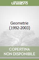 Geometrie (1992-2003) libro