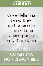 Cose della mia terra. Brevi detti e piccole storie da un antico paese della Campania libro