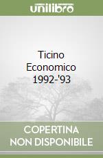 Ticino Economico 1992-'93 libro