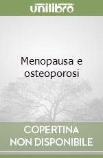 Menopausa e osteoporosi libro