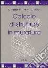 Calcolo di strutture in muratura libro