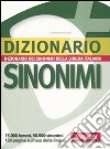 Dizionario sinonimi della lingua italiana libro di Craici L. (cur.)