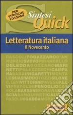 Letteratura italiana. Il Novecento libro