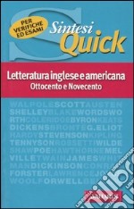 Letteratura inglese e americana. Ottocento e Novecento