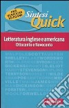 Letteratura inglese e americana. Ottocento e Novecento libro