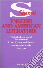 English and american literature. Nineteenth and twentieth century libro