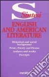 English and american literature. Nineteenth and twentieth century libro