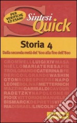 Storia. Vol. 4: Dalla seconda metà del '600 alla fine dell'800