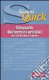 Glossario dei termini artistici libro