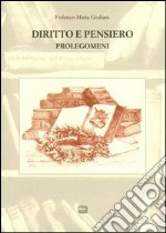 Diritto e pensiero (prolegomeni) libro