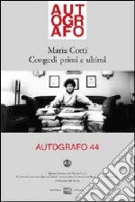 Congedi primi e ultimi libro