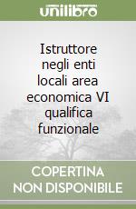 Istruttore negli enti locali area economica VI qualifica funzionale libro