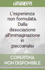 L'esperienza non formulata. Dalla dissociazione all'immaginazione in psicoanalisi libro