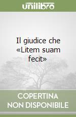 Il giudice che «Litem suam fecit» libro