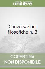 Conversazioni filosofiche n. 3 libro