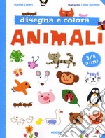 Disegna e colora animali libro