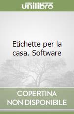 Etichette per la casa. Software libro