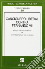 Cancionero liberal contra Fernando VII libro