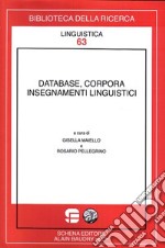 Database, corpora insegnamenti linguistici libro