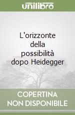 L'orizzonte della possibilità dopo Heidegger libro