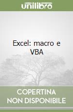 Excel: macro e VBA libro