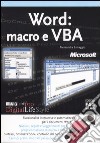 Word: macro e VBA libro