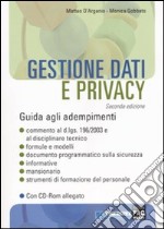 Gestione dati e privacy. Con CD-ROM libro