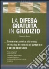 La difesa gratuita in giudizio libro